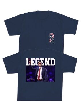 Old Row Charlie Kirk Legend Pocket Tee